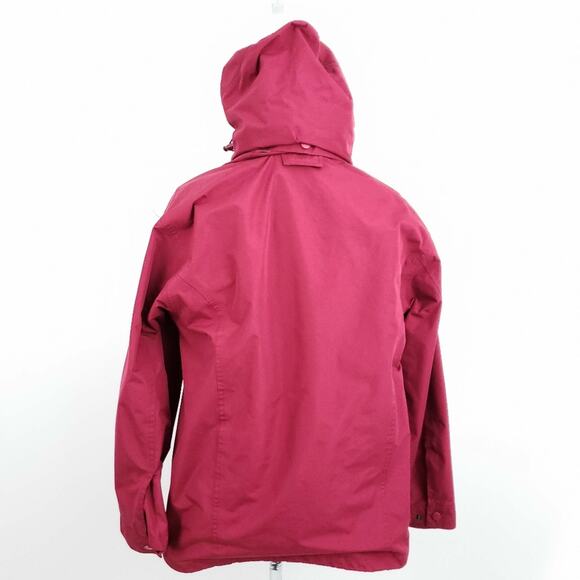 Nordic Alpine Waterproof Hooded Anorak Raincoat Red Jacket Windproof Size Small - Picture 3 of 10
